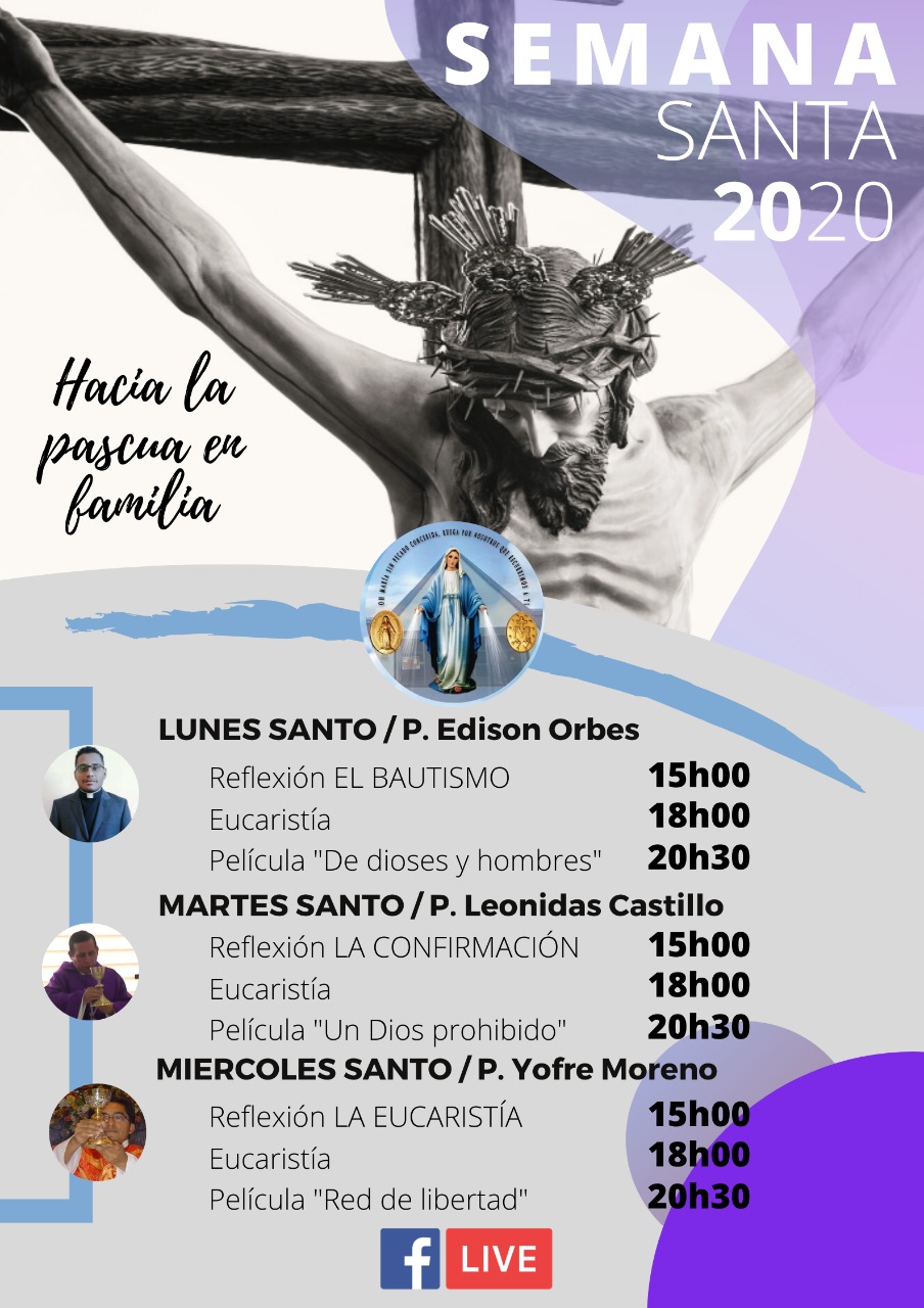 Semana Santa 2020 SSVP Ecuador